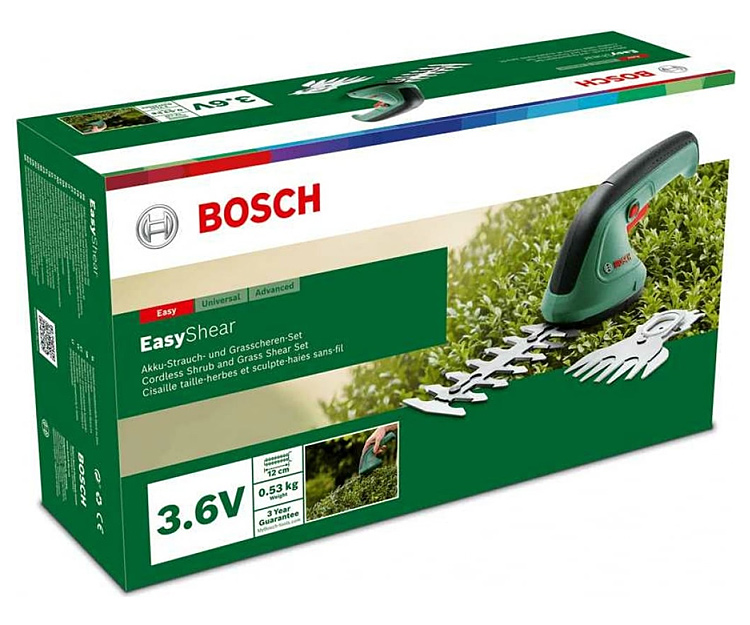 Аккумуляторные ножницы для травы BOSCH Easy Shear new (0600833303)