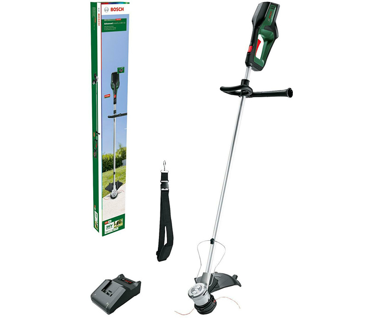 Аккумуляторный бесщеточный триммер BOSCH AdvancedGrassCut 36V-33 (2,0 Ah) (06008C1K00)