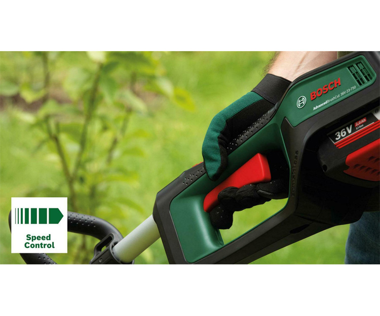 Аккумуляторный бесщеточный триммер BOSCH AdvancedGrassCut 36V-23-750 (2,0 Ah) (06008C1K03)