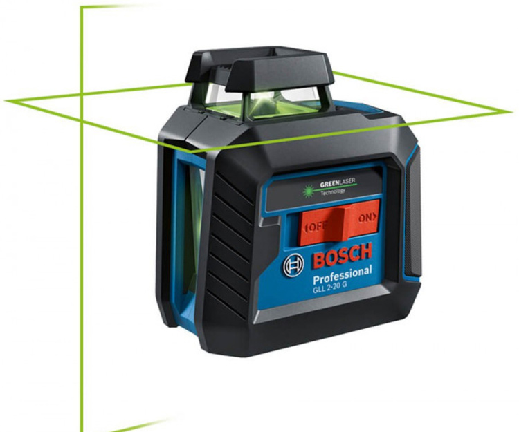 Линейный лазерный нивелир BOSCH GLL 2-20 G (0601065000)