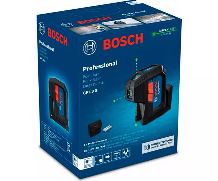 Точечный лазерный нивелир BOSCH GPL 3 G (0601066N00)