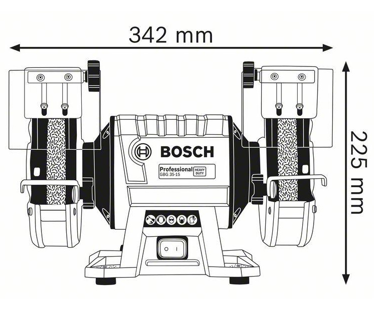 Точильний верстат BOSCH GBG 35-15
