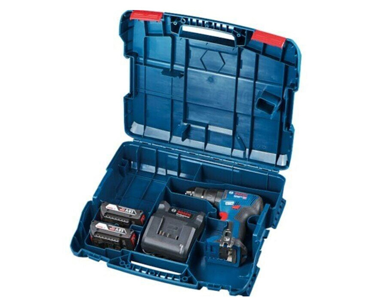 Акумуляторний ударний дриль-шурупокрут BOSCH GSB 18V-50 (3x 2Ah + L-Case) (06019H5121)
