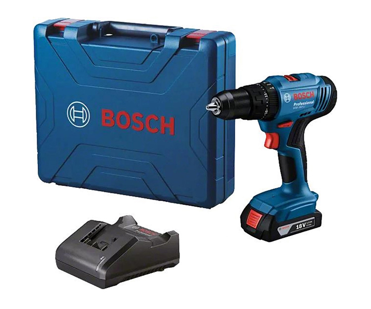 Акумуляторний ударний дриль-шурупокрут BOSCH GSB 183-LI (1x2Ah) (06019K9101)