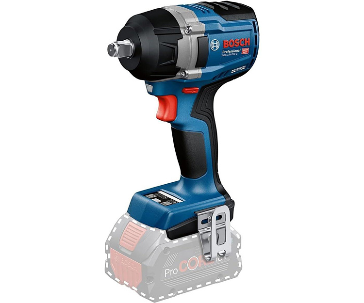 Аккумуляторный гайковерт BOSCH GDS 18V-750 C (Solo) (06019L9000)
