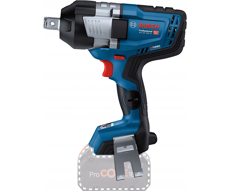 Аккумуляторный гайковерт BOSCH GDS 18V-1600 HC (Solo) (06019M1000)