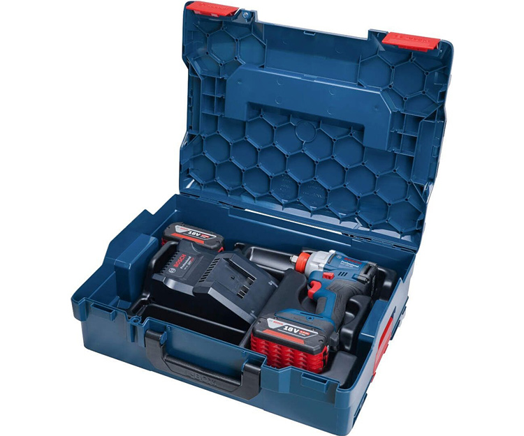 Аккумуляторный гайковерт BOSCH GDX 18V-285 (L-BOXX + 2х 4Ah) (06019N2102)