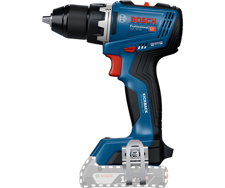 Акумуляторний дриль-шурупокрут BOSCH GSR 18V-65 (L-BOXX) (06019N3201)