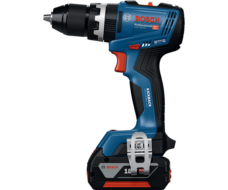 Акумуляторний ударний дриль-шурупокрут BOSCH GSB 18V-65 (2x 5Ah +  L-BOXX 136) (06019N3303)