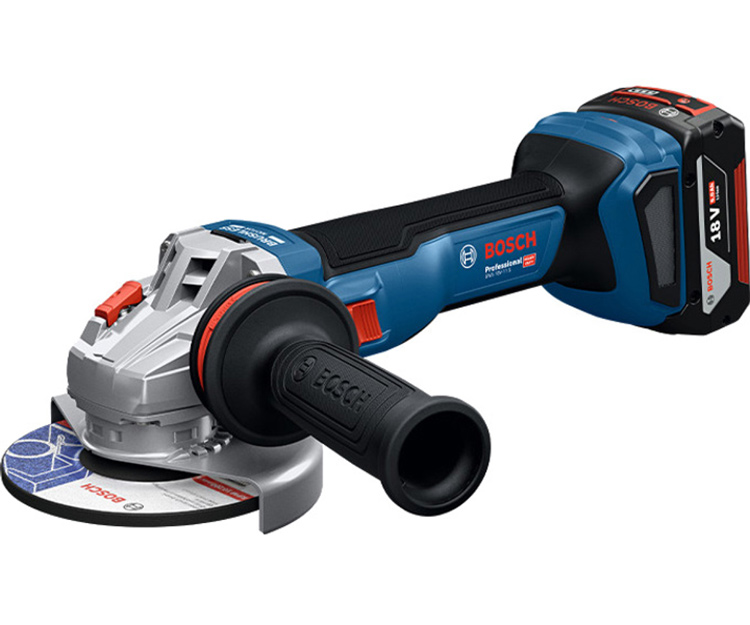 Аккумуляторная болгарка BOSCH GWS 18V-11 S (2x 5Ah + L-BOXX 136) (06019N4002)