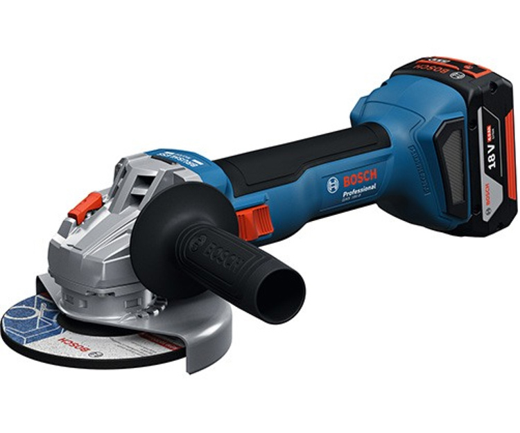 Аккумуляторная болгарка BOSCH GWS 18V-8 (2x 5Ah + L-BOXX 136) (06019N9003)