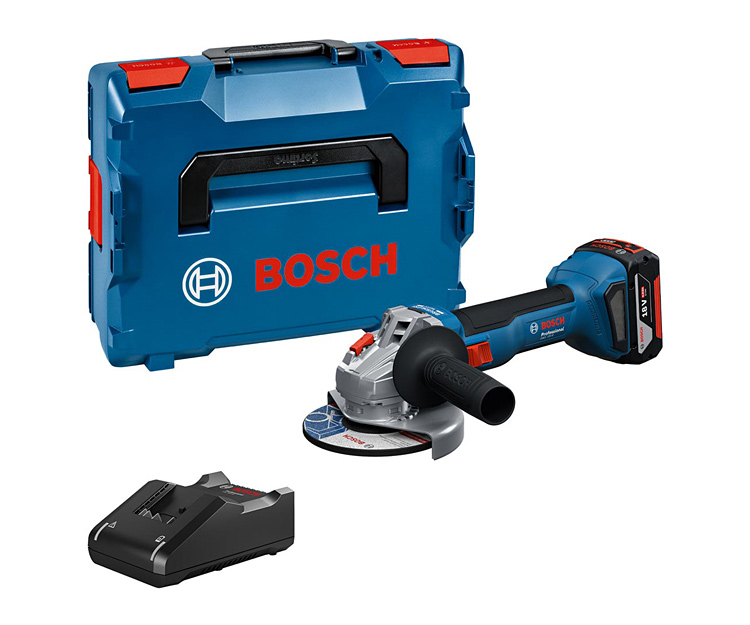 Аккумуляторная болгарка BOSCH GWS 18V-8 (1x 4Ah + кейс) (06019N9021)