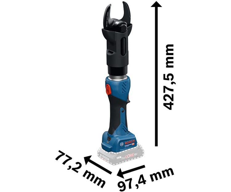 Аккумуляторный кабелерез BOSCH GKH 18V-50 (06019P0000)