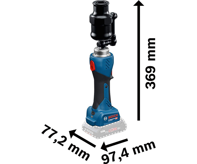 Аккумуляторный пробойник BOSCH GLH 18V-60 + (XL-BOXX) (06019P0200)