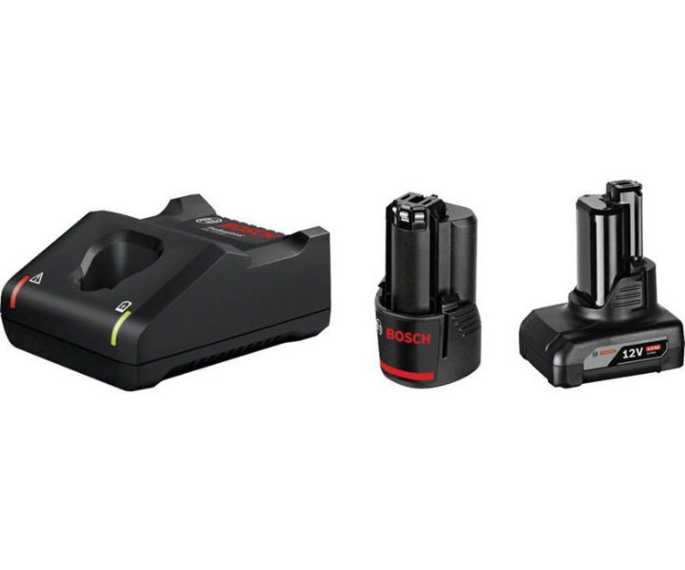 Набір акумуляторів + зарядний пристрій BOSCH 1x2Ah; 1x4Ah + GAL 12V-40 (1600A01NC9)