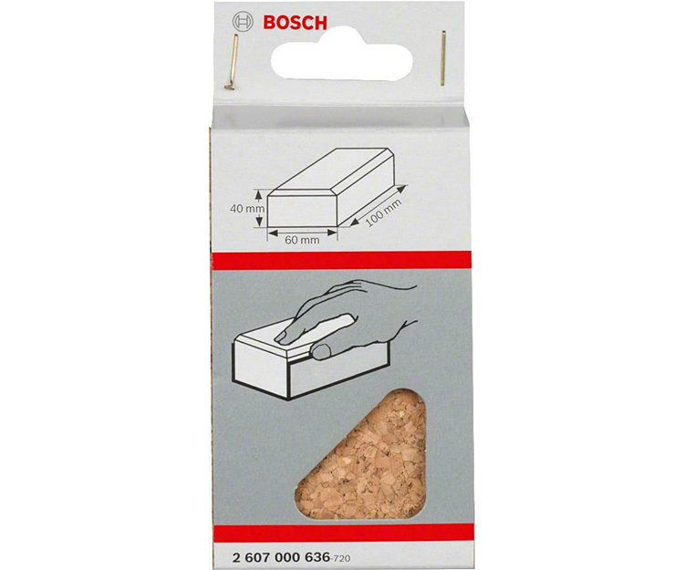 Брусок шлифовальный из пробки BOSCH 2607000636 (2607000636)