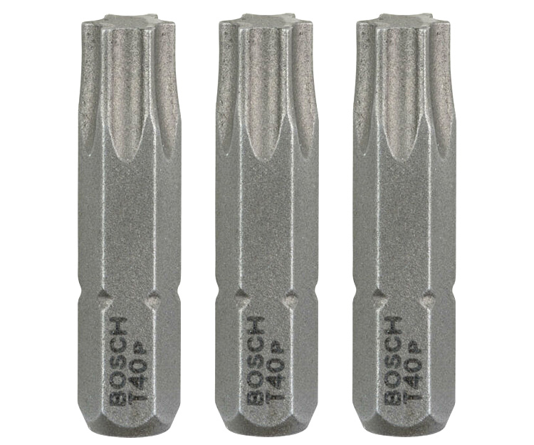 Биты Bosch Extra-Hard, 25 мм Т40, 3 шт.