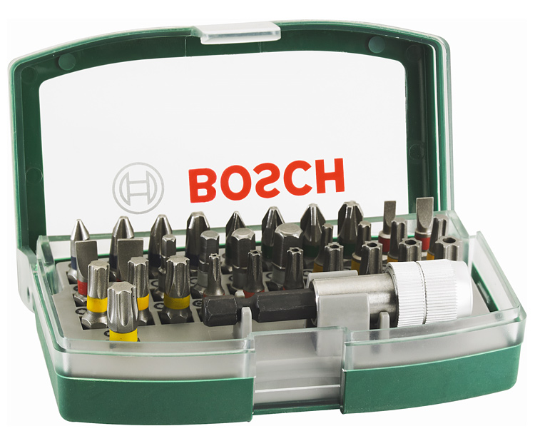 Набор бит Bosch 32 шт. + магнитный держатель