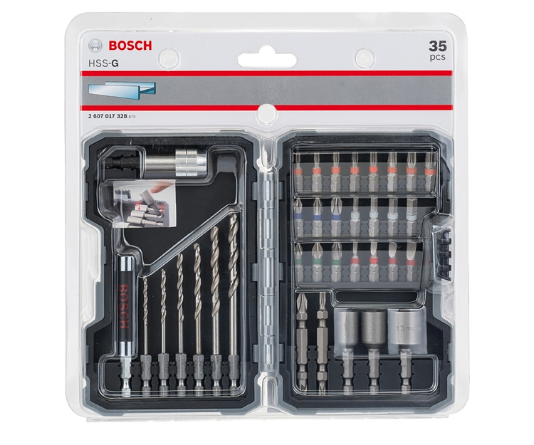 Набір біт і свердел Bosch  PRO-Mix Метал 35 шт.