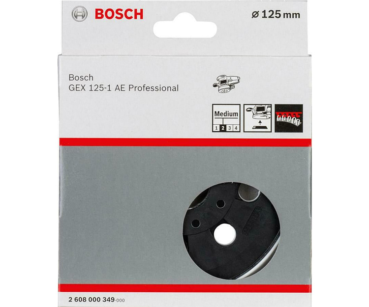Шлифовальная тарелка средняя BOSCH 2608000349 (2608000349)