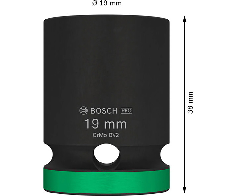 Ударная торцевая головка BOSCH 1/2