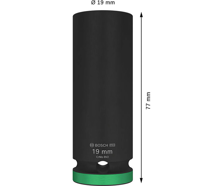 Ударная торцевая головка BOSCH 1/2
