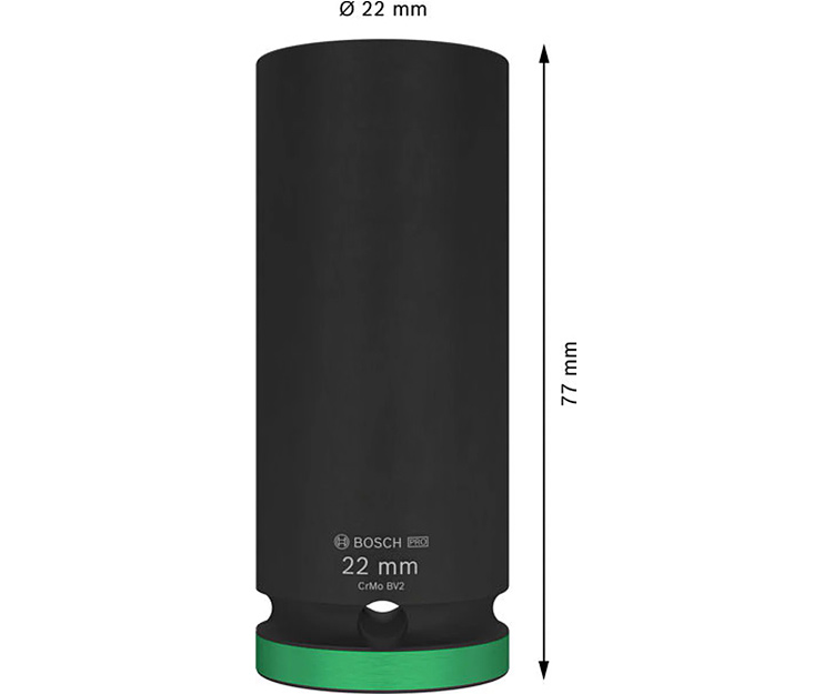 Ударная торцевая головка BOSCH 1/2