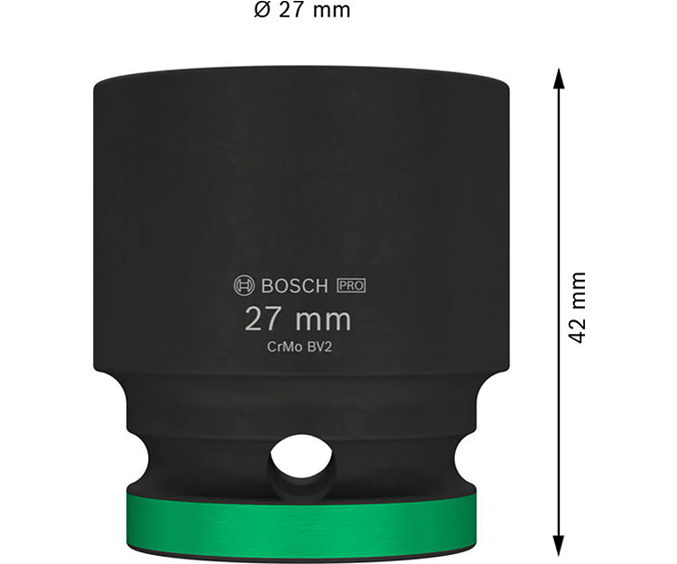 Ударная торцевая головка BOSCH 1/2