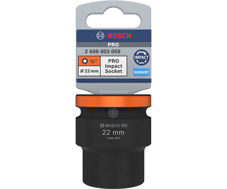 Ударная торцевая головка BOSCH 3/4