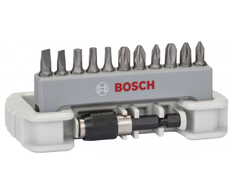 Набор бит Bosch Extra Hard 11 шт. + держатель