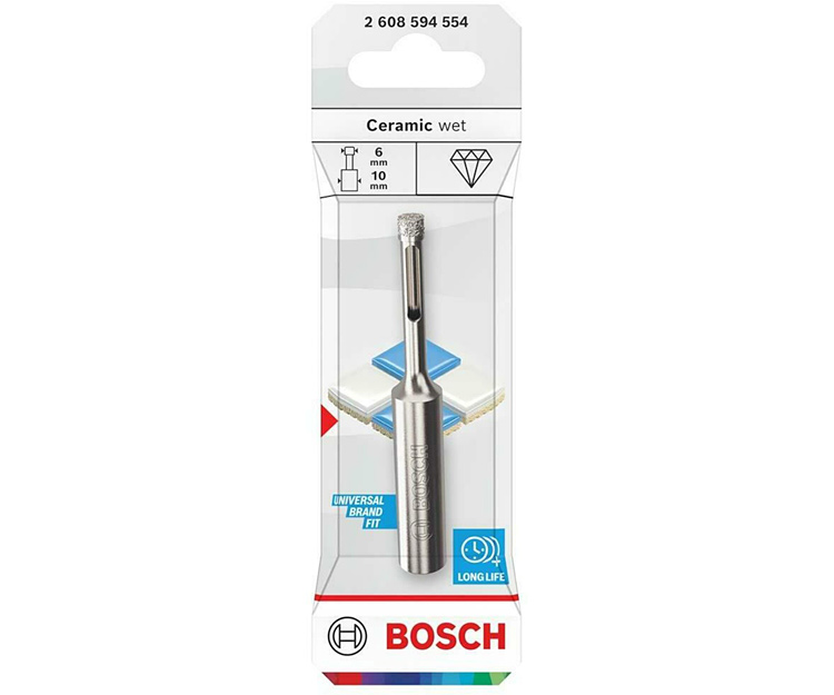 Коронка алмазна BOSCH Tiles arbored 6 мм (2608594554)