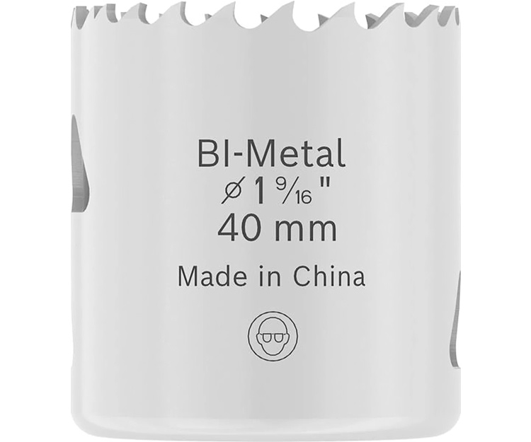 Биметаллическая коронка BOSCH Multi Material Threaded BIM HS 40 мм (2608594575)