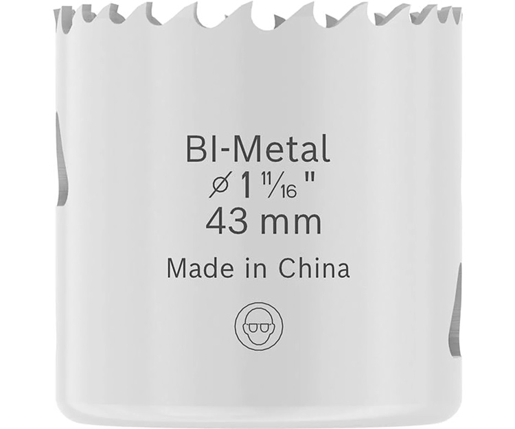 Біметалева коронка BOSCH Multi Material Threaded BIM HS 43 мм (2608594577)
