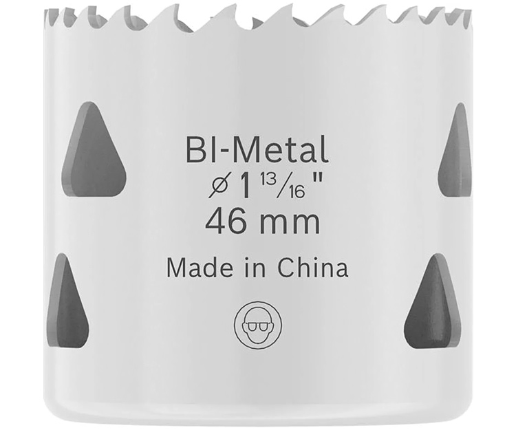 Биметаллическая коронка BOSCH Multi Material Threaded BIM HS 46 мм (2608594579)