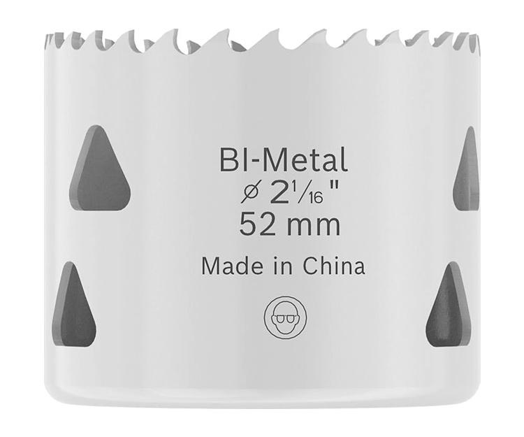 Биметаллическая коронка BOSCH Multi Material Threaded BIM HS 52 мм (2608594582)