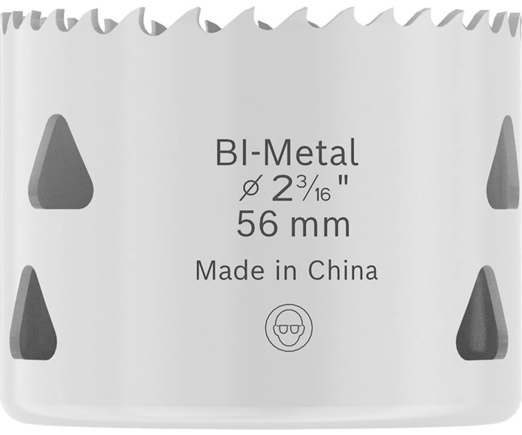 Биметаллическая коронка BOSCH Multi Material Threaded BIM HS 56 мм (2608594584)