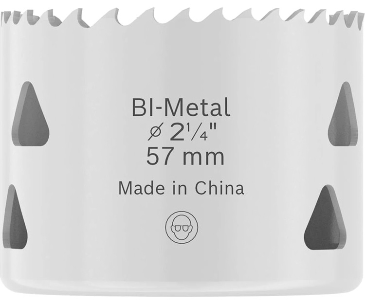 Биметаллическая коронка BOSCH Multi Material Threaded BIM HS 57 мм (2608594585)