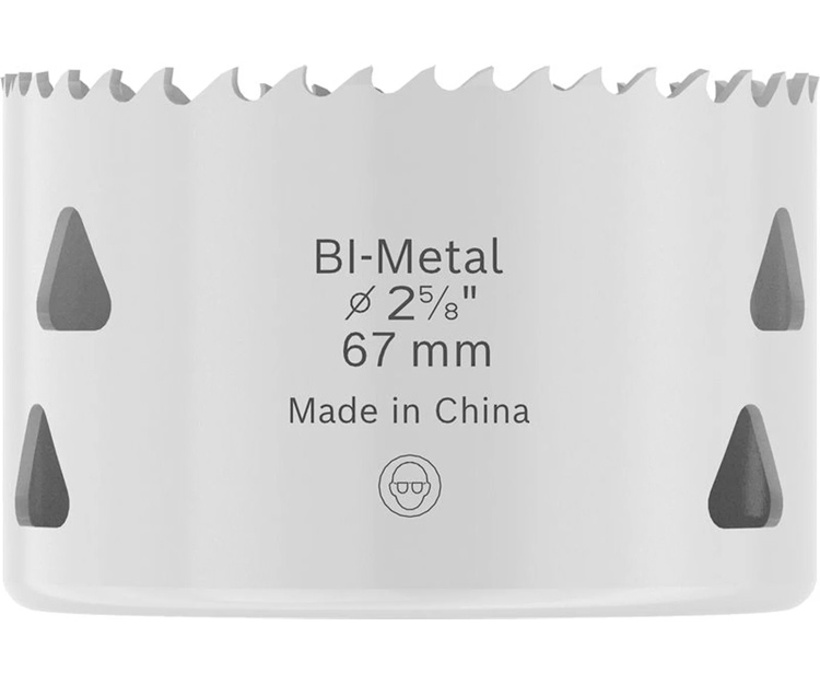 Биметаллическая коронка BOSCH Multi Material Threaded BIM HS 67 мм (2608594590)