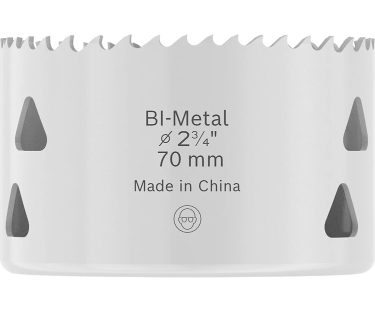 Биметаллическая коронка BOSCH Multi Material Threaded BIM HS 70 мм (2608594592)