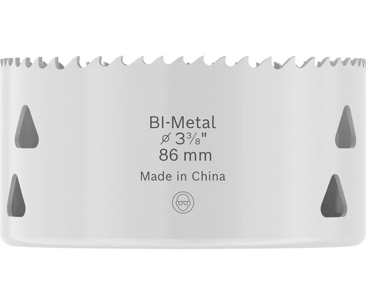 Биметаллическая коронка BOSCH Multi Material Threaded BIM HS 86 мм (2608594597)