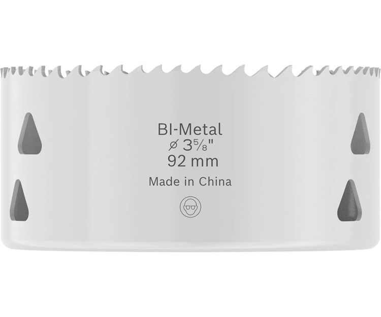Биметаллическая коронка BOSCH Multi Material Threaded BIM HS 92 мм (2608594599)