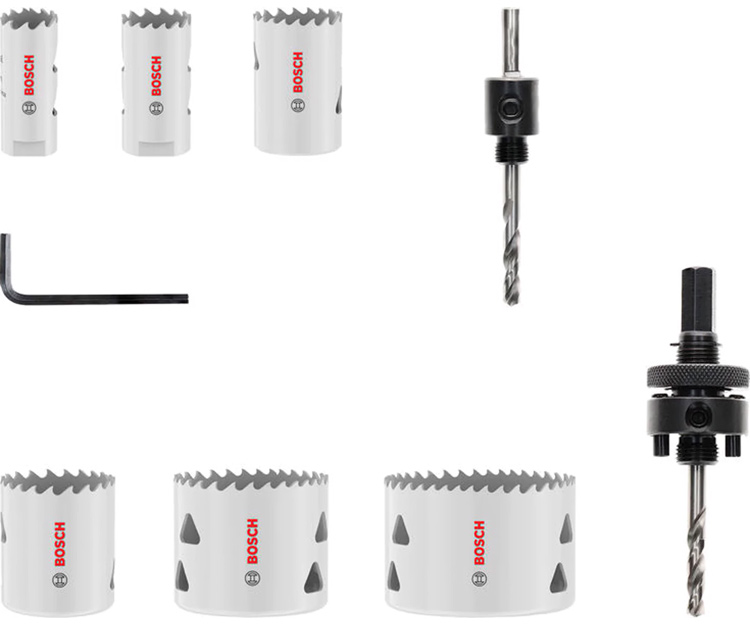 Набір біметалевих коронок BOSCH BIM HS 9 шт. (2608594613)