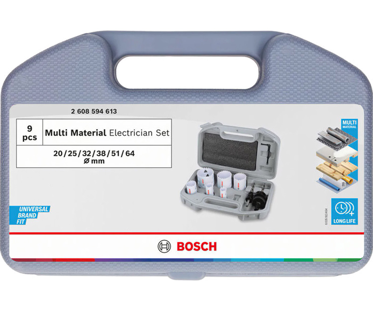 Набір біметалевих коронок BOSCH BIM HS 9 шт. (2608594613)