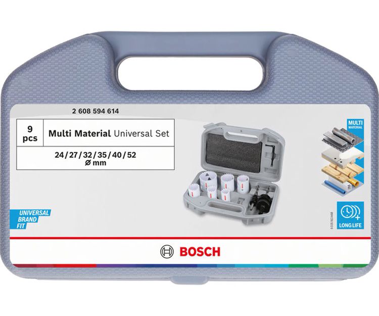 Набір біметалевих коронок BOSCH BIM HS 9 шт. (2608594614)