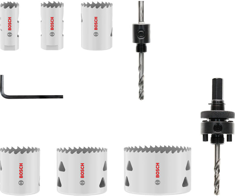 Набір біметалевих коронок BOSCH BIM HS 9 шт. (2608594616)