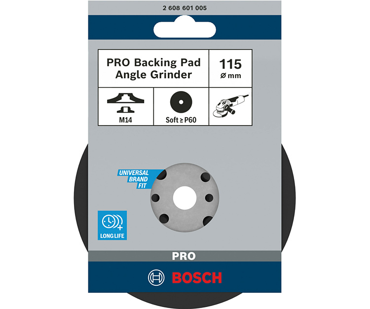 Опорная тарелка с гайкой 115 мм BOSCH 2608601005 (2608601005)