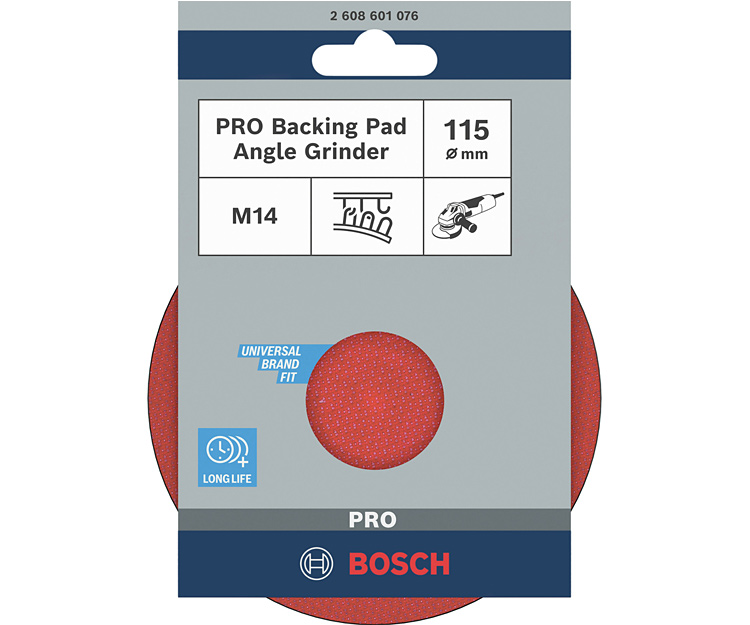 Опорная тарелка с липучкой 115 мм BOSCH 2608601076 (2608601076)