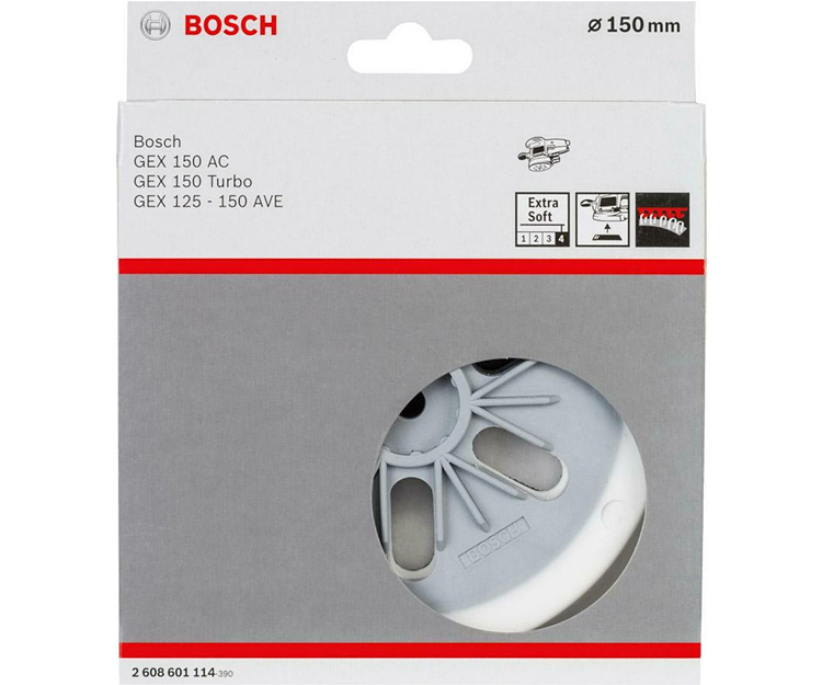 Опорная тарелка мягкая 150 мм BOSCH 2608601114 (2608601114)