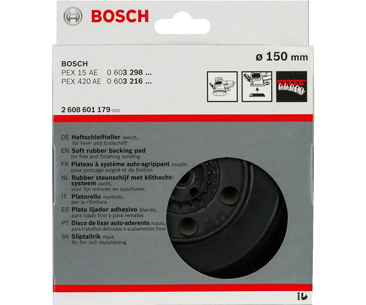 Тарелка для PEX 15 / 420AE BOSCH 2608601179 (2608601179)