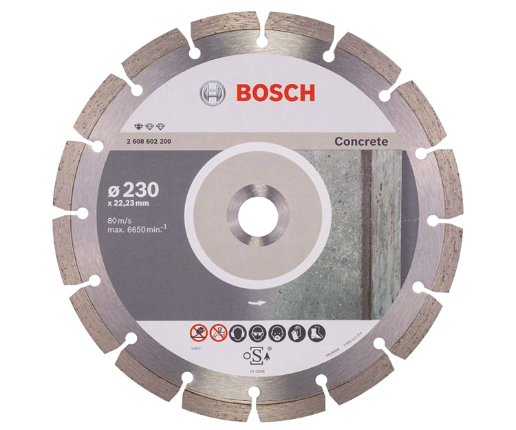 Алмазний диск Bosch Standard for Concrete 230 мм 10 шт.